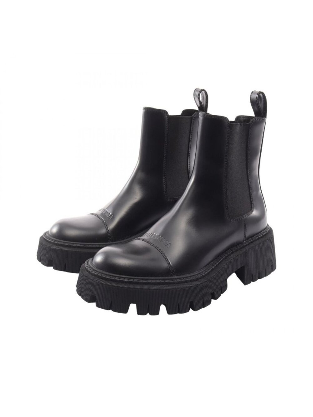 Balenciaga Boots Tractor Leather